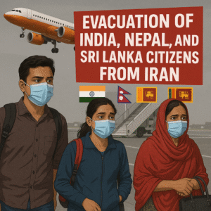 Evacuation of India Nepal and Sri Lanka Citizens from Iran