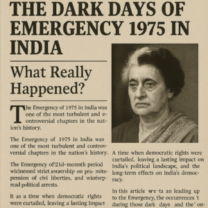 Emergency 1975 in India