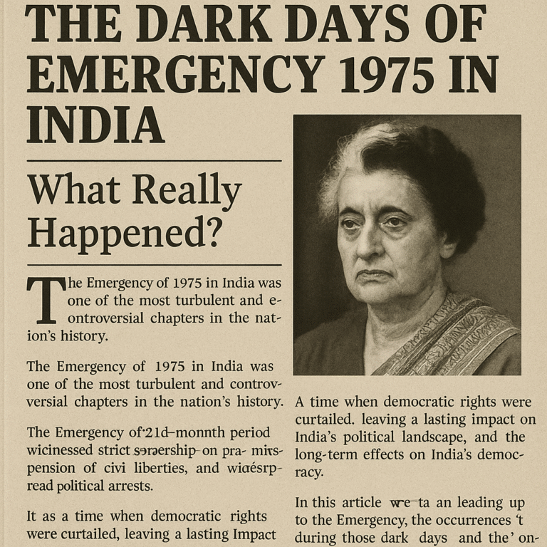 Emergency 1975 in India