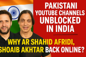 Pakistani YouTube Channels UNBLOCKED in India